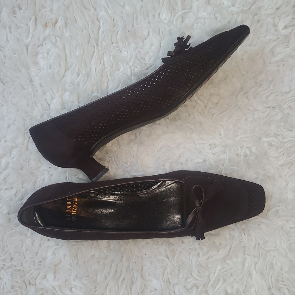 Stuart Weitzman Kitten Heel Pumps